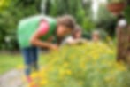 Girl in the yard