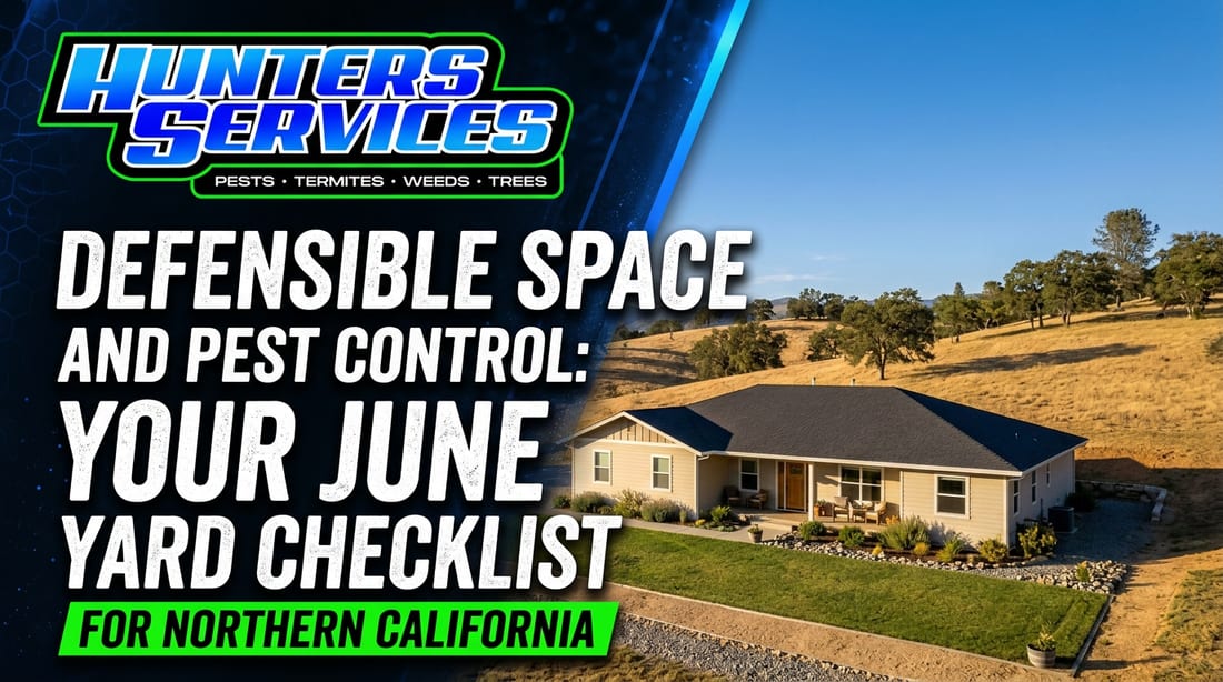 Defensible Space and Pest Control: Your June Yard Checklist for Northern California
